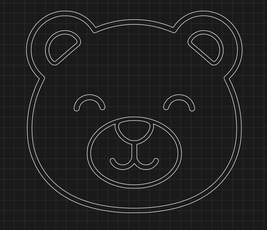 SVG 示例 DXF 的 CAD 检查图