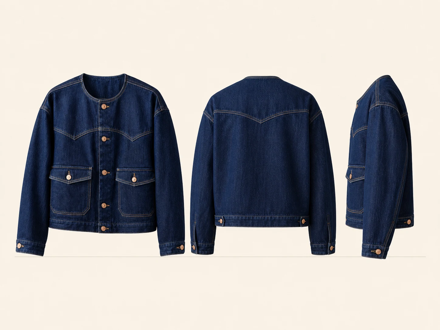 Garment three-view